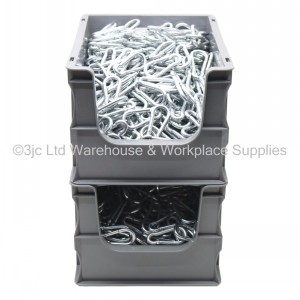 Heavy Duty Stacking Euro Box 40cm 20 Litre Open Front